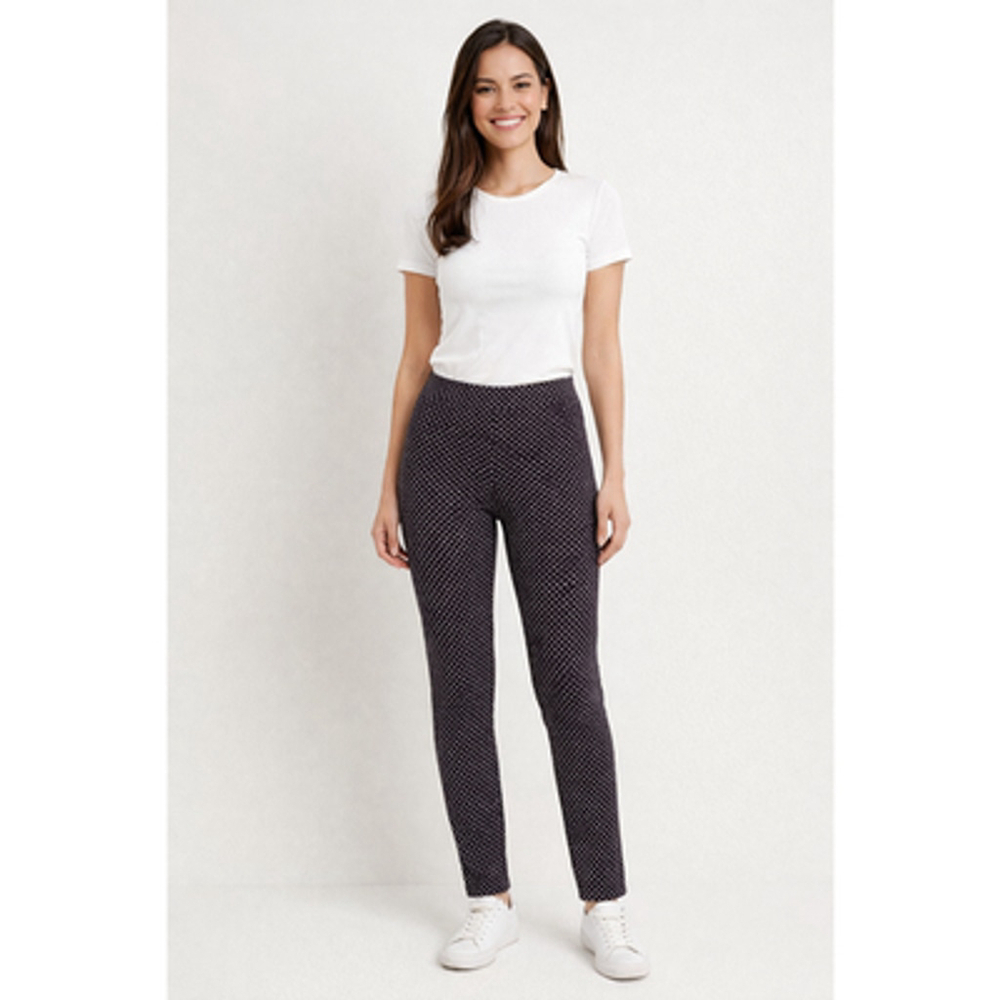 Free People Knit Jeggings Mid Rise Polkadot Ankle Stretch Size Small